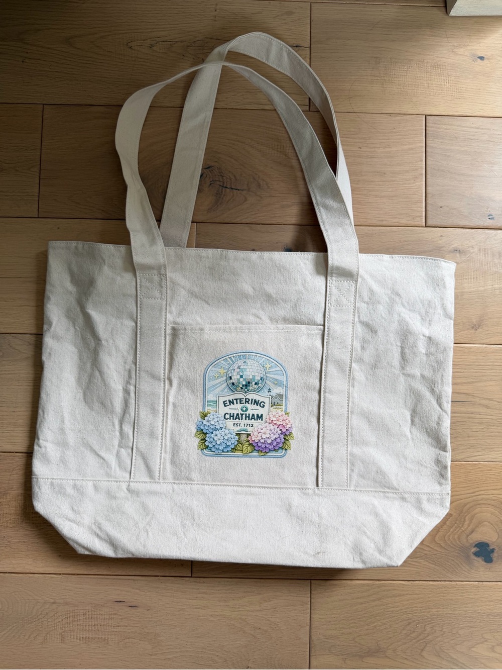 Entering Chatham Canvas Tote Bag